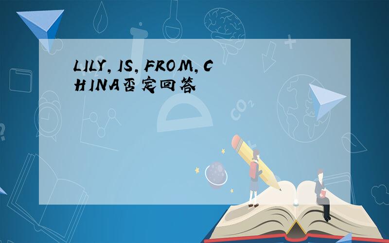 LILY,IS,FROM,CHINA否定回答