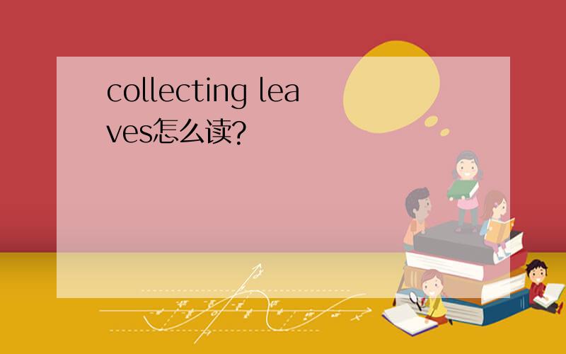 collecting leaves怎么读?